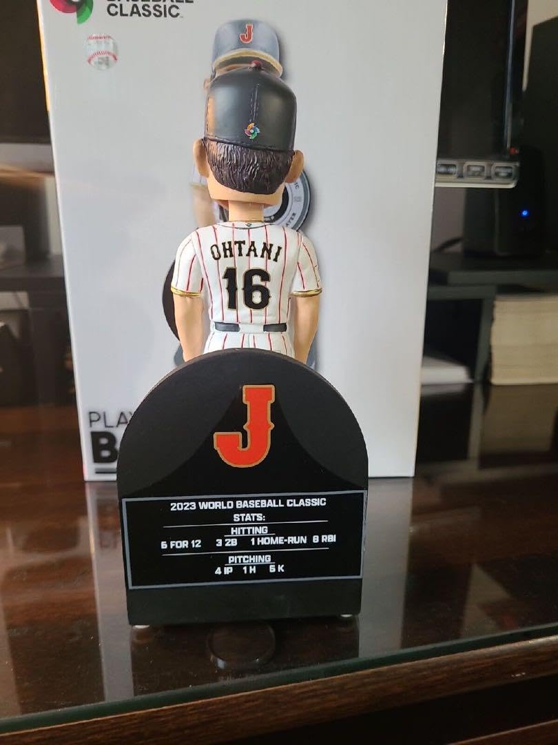 大谷翔平【限定】ボブルヘッド　WBC 侍ジャパン　投手 Amazon.co.jp: 大谷翔平 優勝記念 323個限定 WBC ボブルヘッド